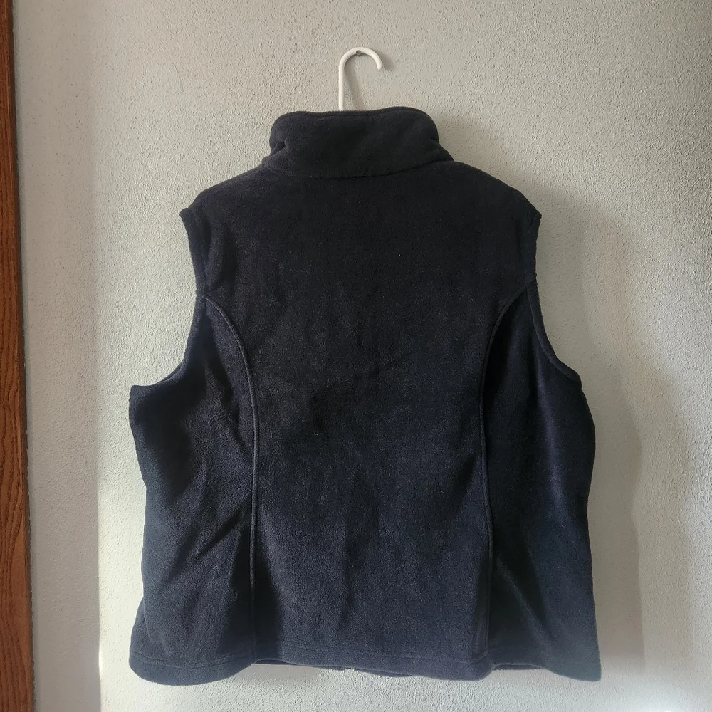 NWT Columbia Black Fleece Vest - Picture 5 of 7
